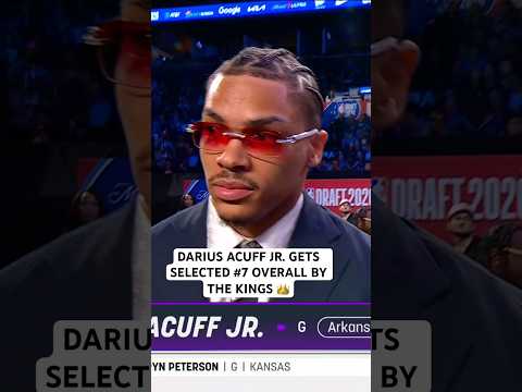 Darius Acuff Jr. is headed to Sacramento! 👑