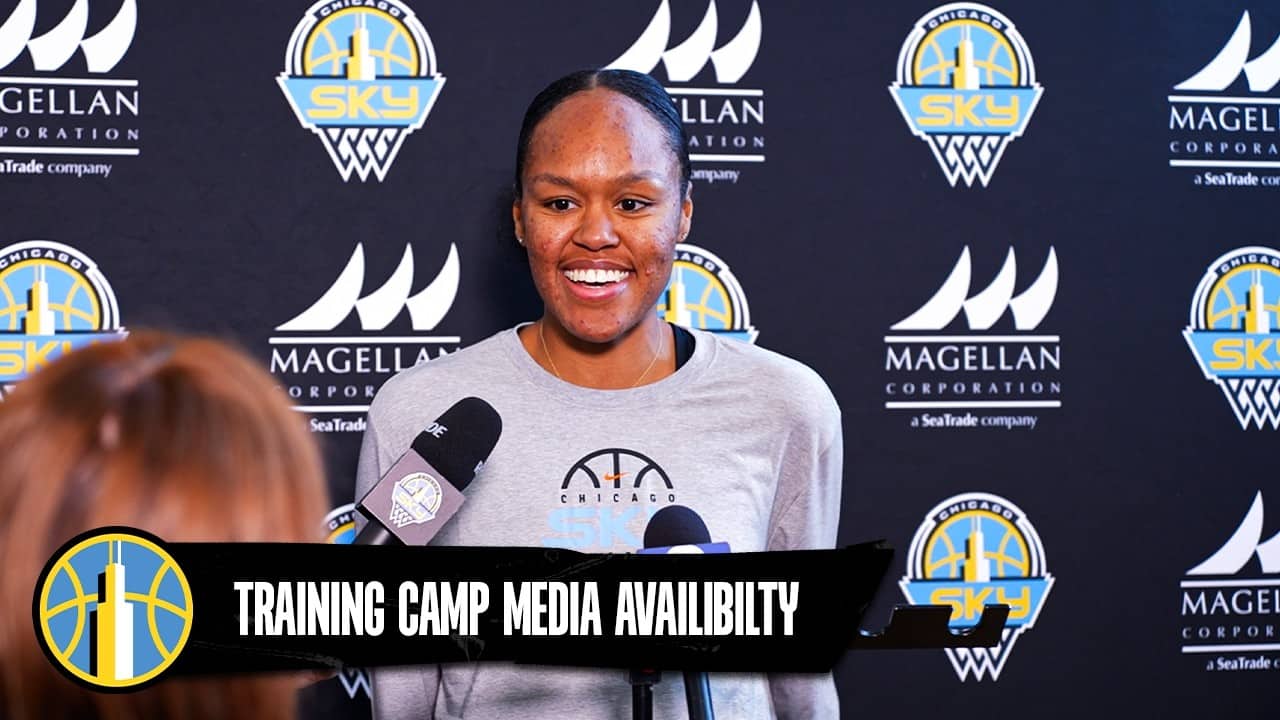 Training Camp Media Availability | Azurá Stevens | Day 2