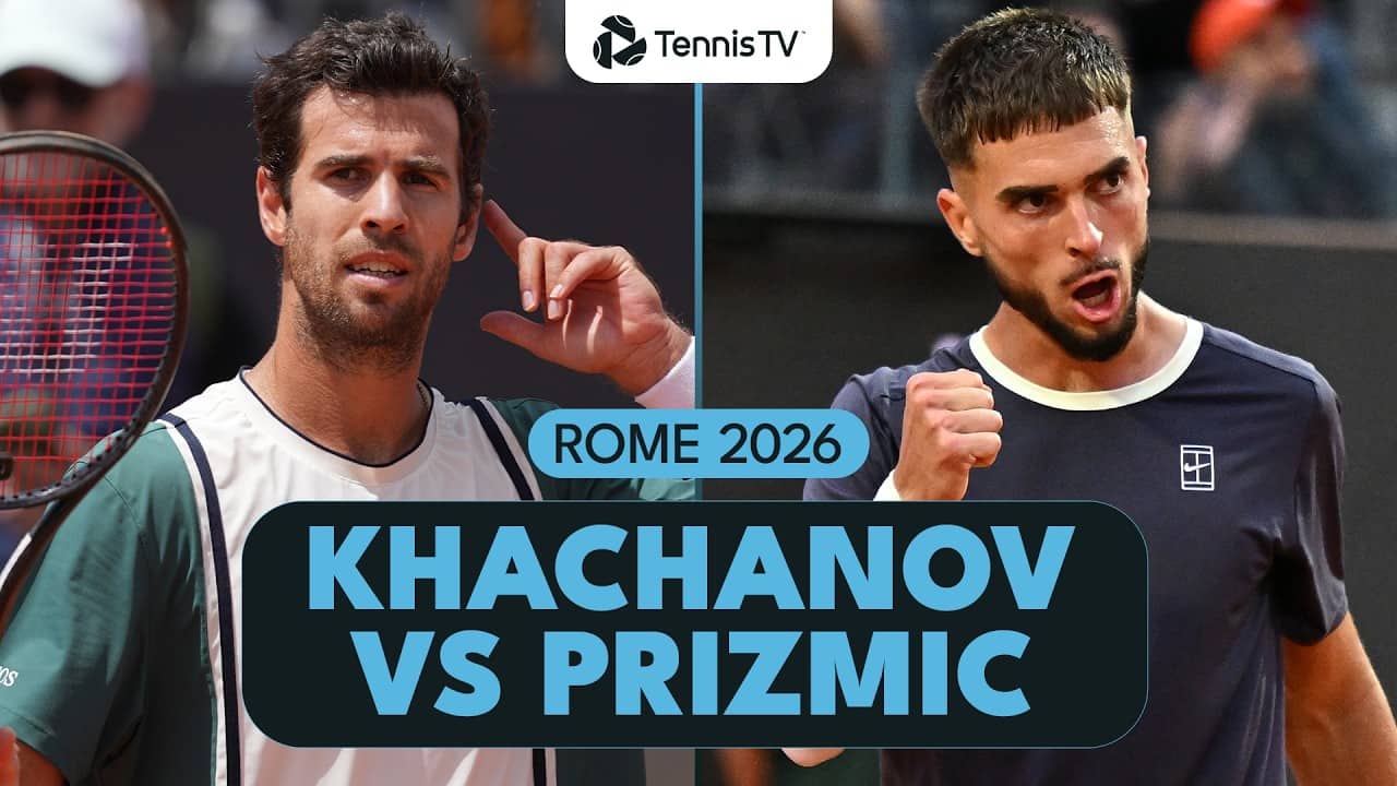 Karen Khachanov vs Dino Prizmic Match Highlights! | Rome 2026