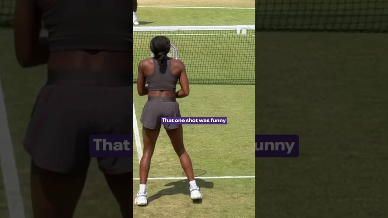 Even Coco Gauff couldn’t believe Alex Eala’s diving-save from yesterday 😮‍💨 #wimbledon #tennis