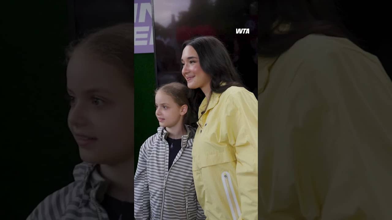 Before Eva Lys takes Wimbledon, we’re throwing it back to when we mic’d her up in Berlin! 😍#WTA