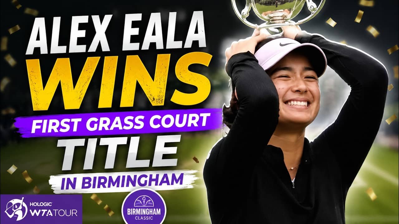 Alex Eala wins first grass court title in Birmingham after three-set win over Nikola Bartunkova