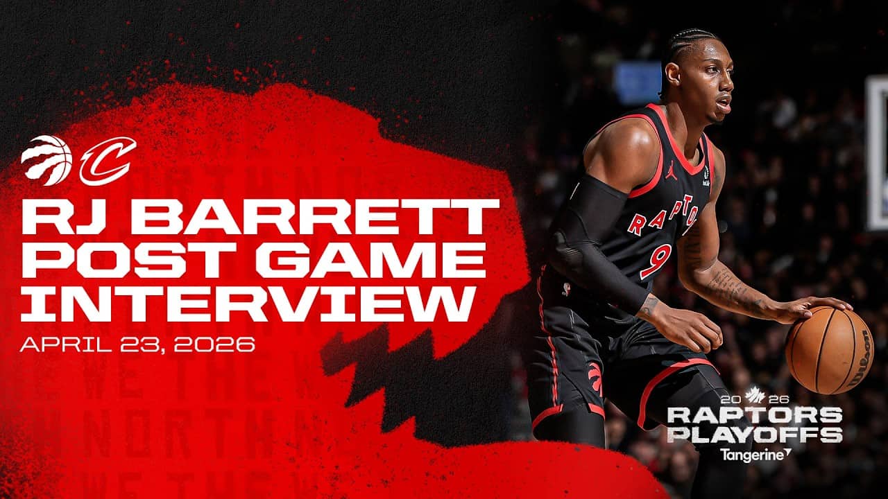RJ Barrett | RD1 GM3 Post Game vs Cavaliers | April 23, 2026