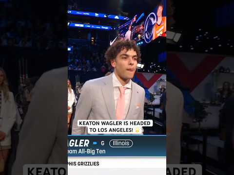 The Clippers select Keaton Wagler 5th overall in the NBA Draft 🌴