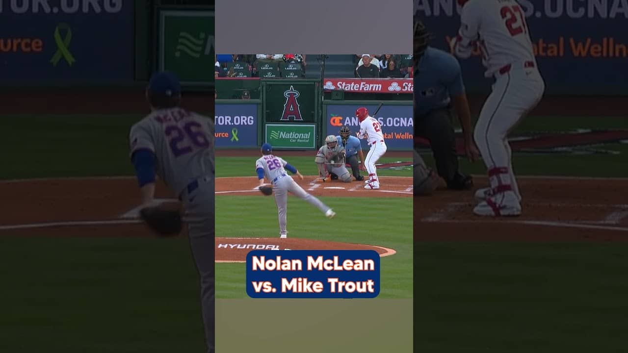 Nolan McLean vs. Mike Trout? Advantage Nolan McLean 😤