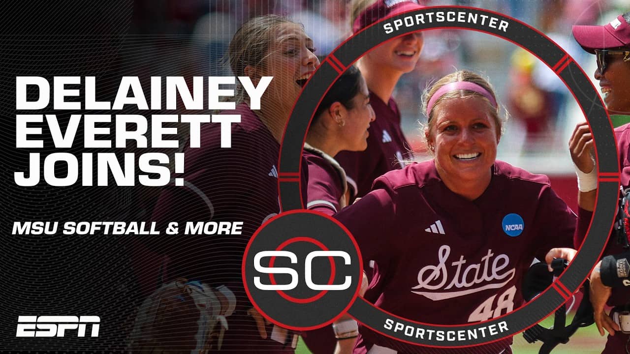 Delainey Everett speaks on advancing to the Women's College World Series | SportsCenter