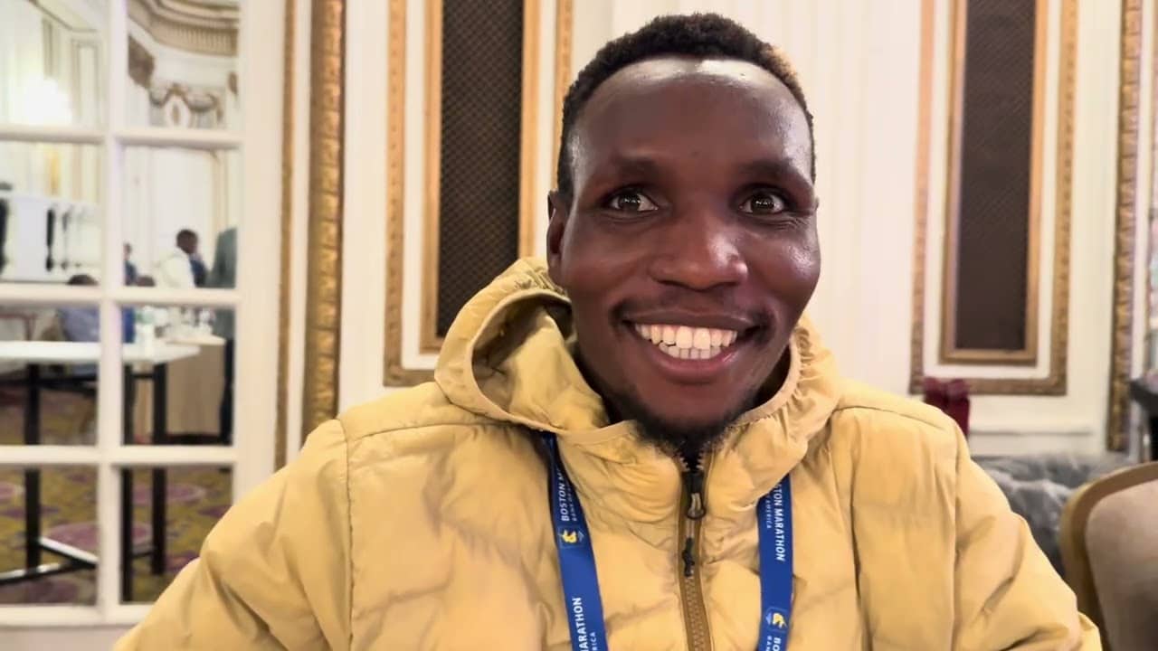 Wesley Kiptoo ahead of 2026 Boston Marathon