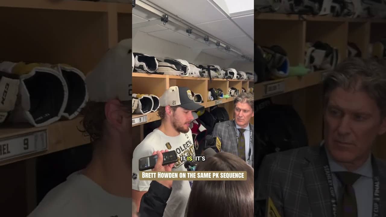 Vegas Golden Knights Player Made a Risky Move on the PK