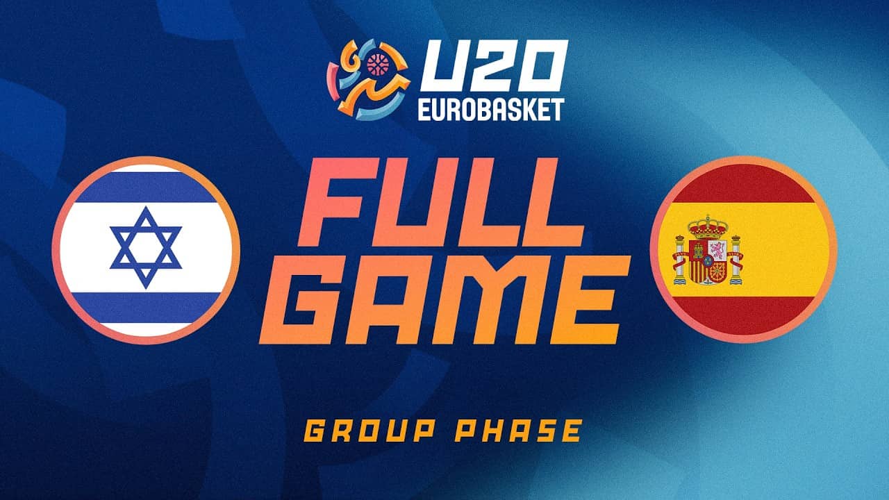 Group Phase | Israel v Spain | Full Basketball Game | FIBA U20 Women's EuroBasket 2026