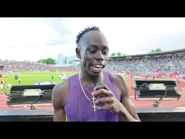 Gout Gout Reacts To His Diamond League Debut After 6th-Place 20.60 In Oslo