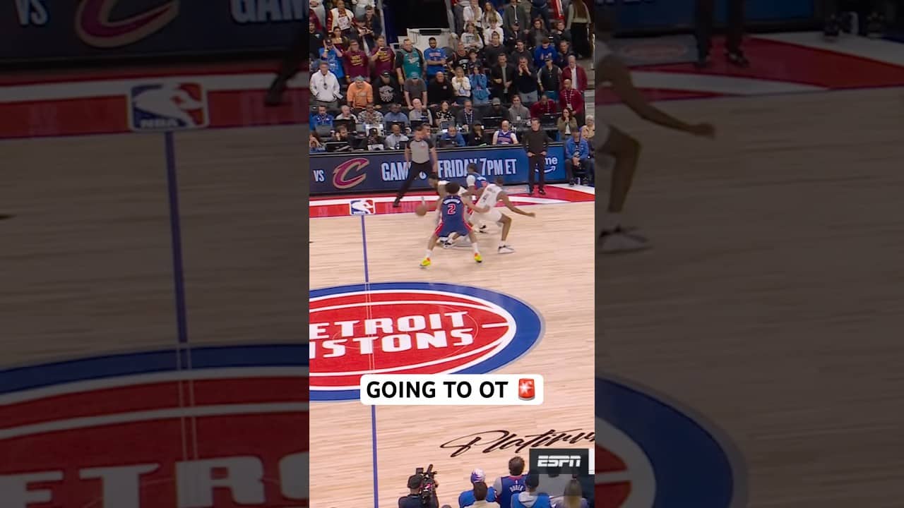 Ausar Thompson with another big defensive play to send Game 5 to OT