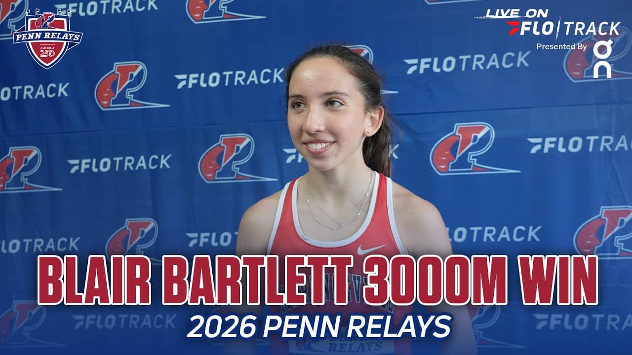 Blair Bartlett Wins Back-to-Back 3000m | 2026 Penn Relays Post-Race Interview