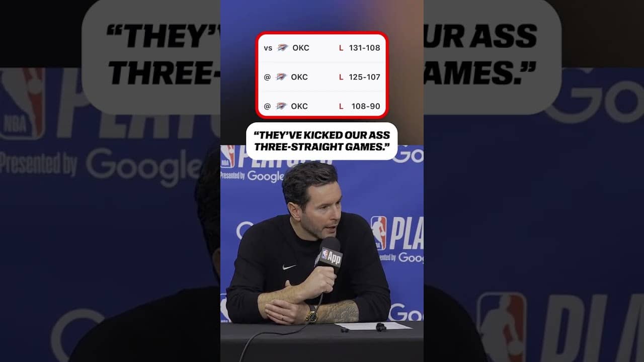 JJ Redick on the Lakers being down 0-3 against the Thunder