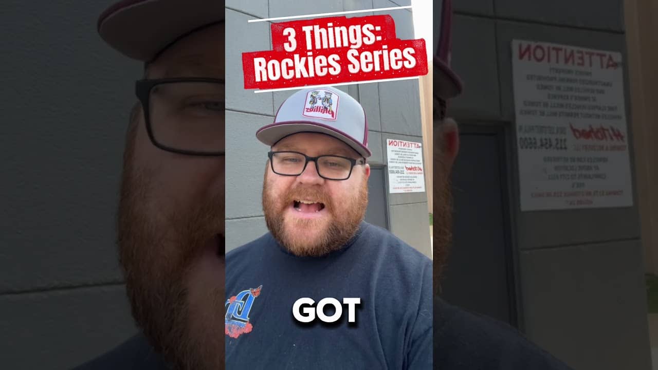 Top 3 Things: Phillies vs Rockies Series #ringthebell #baseball #mlb #phillies #rockies