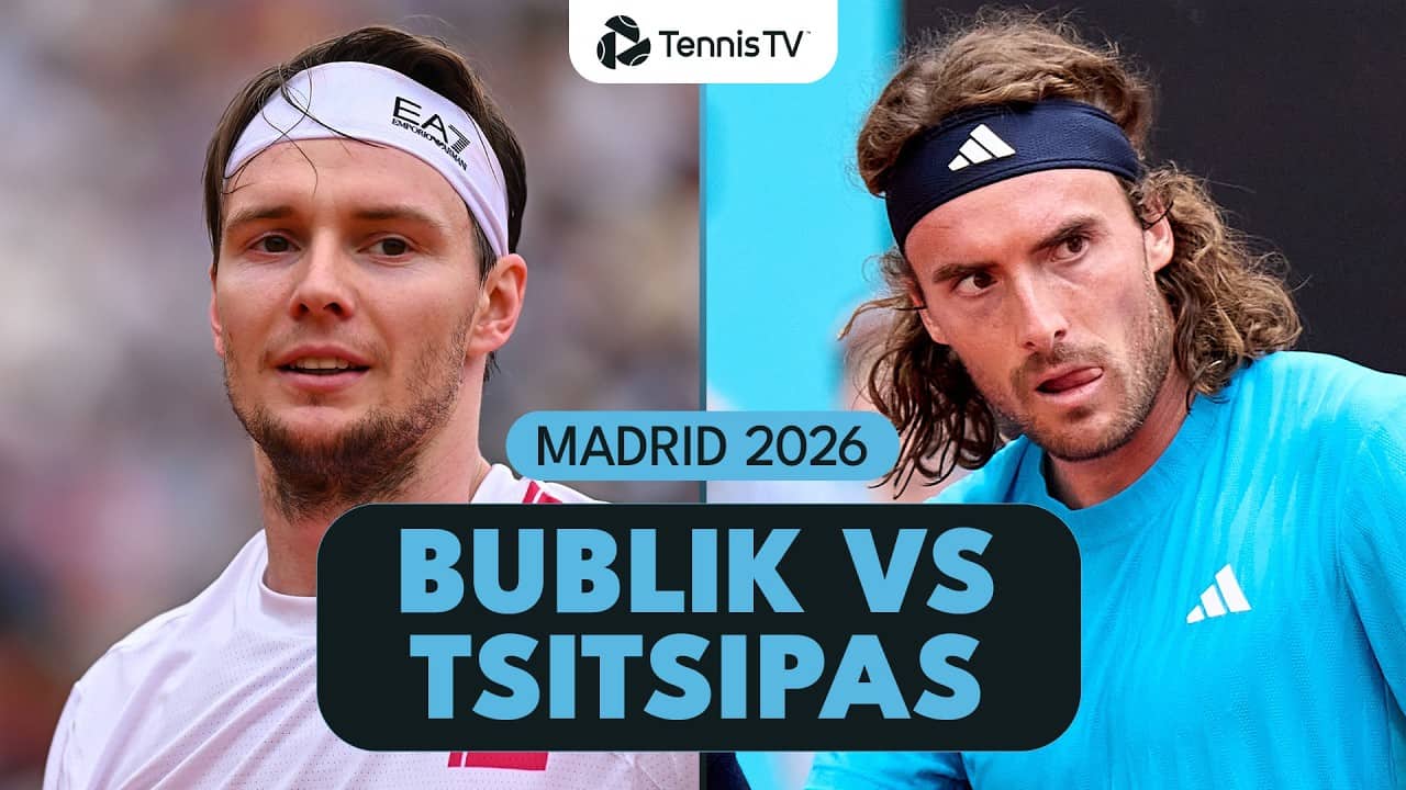 Alexander Bublik Meets Stefanos Tsitsipas 🍿 | Madrid 2026 Highlights