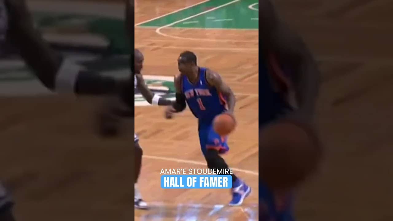 STAT is adding Hall of Famer to his resume 📝 #nyknicks #nba #amarestoudemire #halloffame