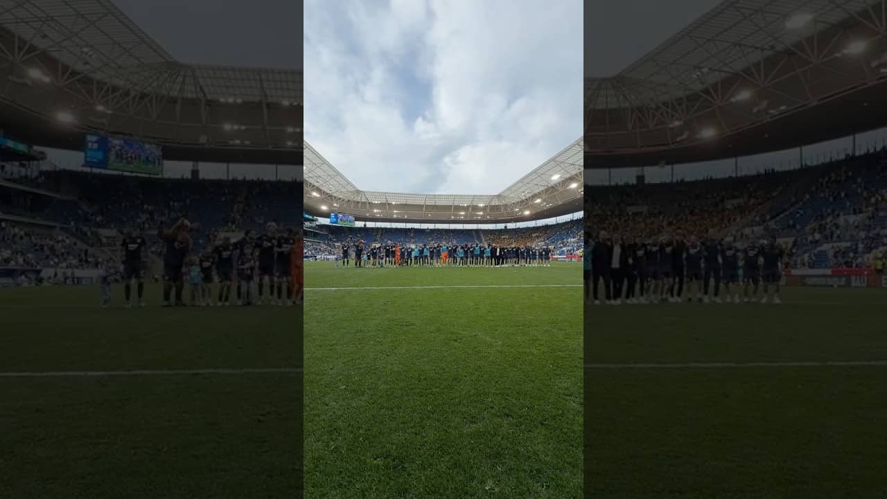 Wir spielen wieder im Europapokal 🥰💙🤍 #Hoffenheim