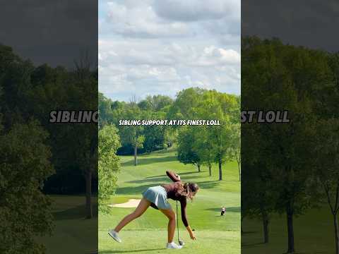 Just sibling things #golf #golfcourse #golfing #golfer #girlsgolf #golfgirls #golfswing #golftips