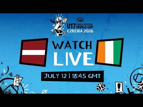 LIVE - Latvia v Côte d'Ivoire | FIBA U17 Women's Basketball World Cup 2026  | Group Phase