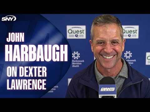 John Harbaugh comments on Dexter Lawrence's trade request