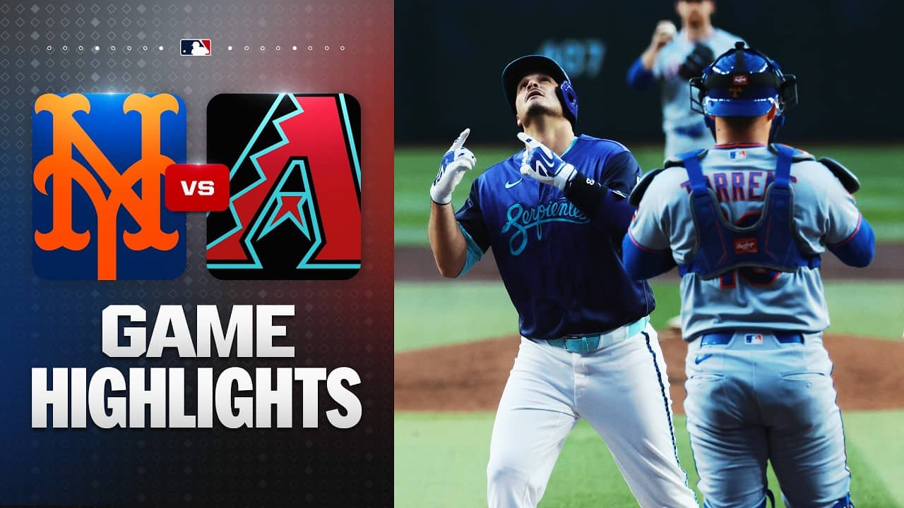 Mets vs. D-backs Game Highlights (5/8/26) | MLB Highlights