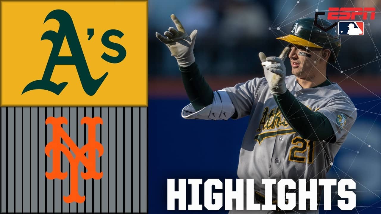 OFFENSIVE EXPLOSION 💥 Athletics vs. New York Mets | Full Game Highlights | ESPN MLB