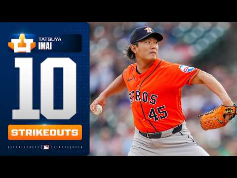 Tatsuya Imai's DOMINANT 10-K start with Astros 💪 (Back-to-back starts with double-digit strikeouts!)
