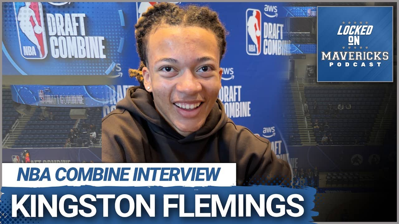 Kingston Flemings FULL 2026 NBA Draft Combine Interview | Dallas Mavericks Draft Target?