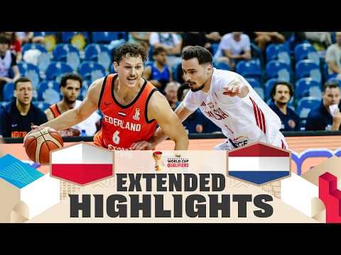 Poland 🇵🇱 v Netherlands 🇳🇱 | Extended Highlights | FIBA Basketball World Cup 2027 European Qualif