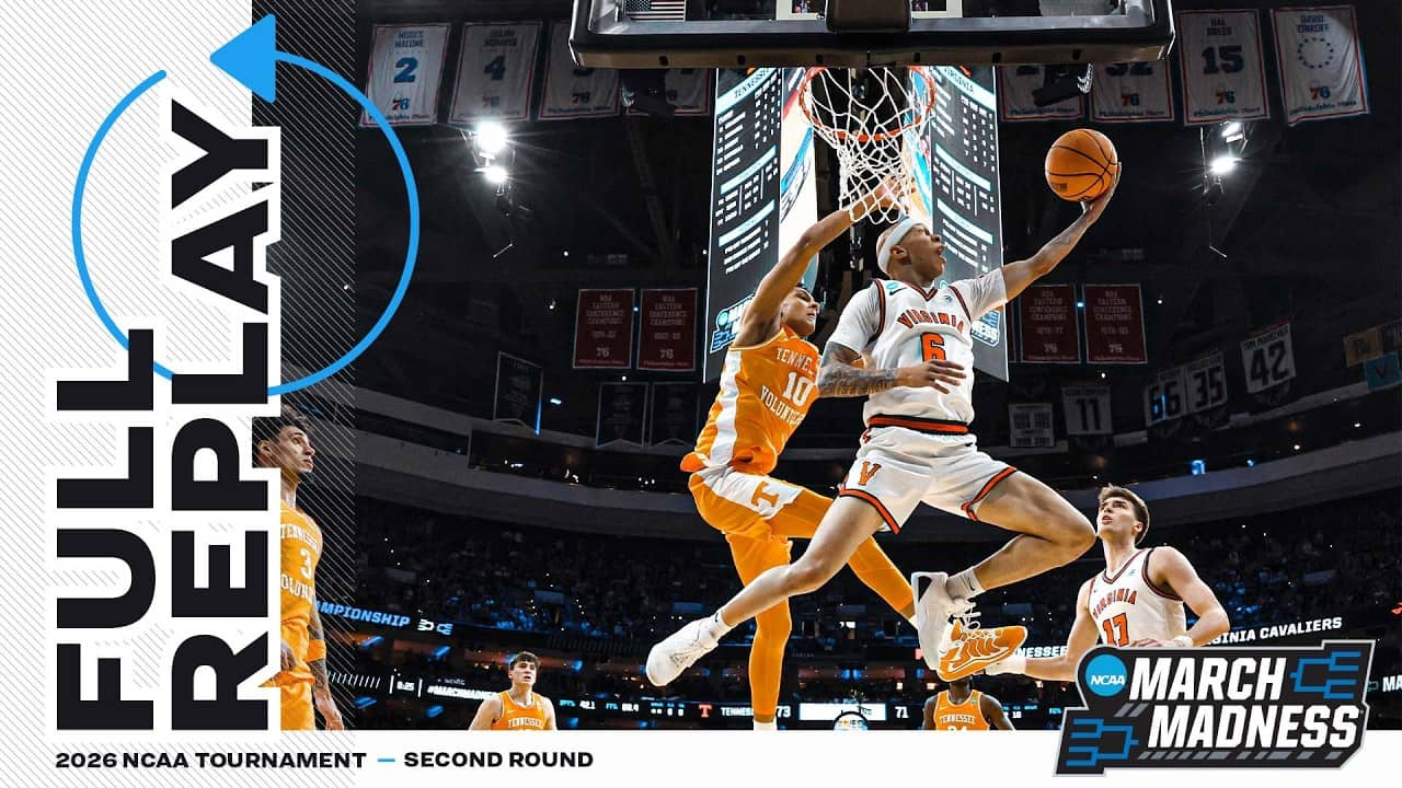 Virginia vs. Tennessee: 2026 NCAA men's second round | FULL REPLAY