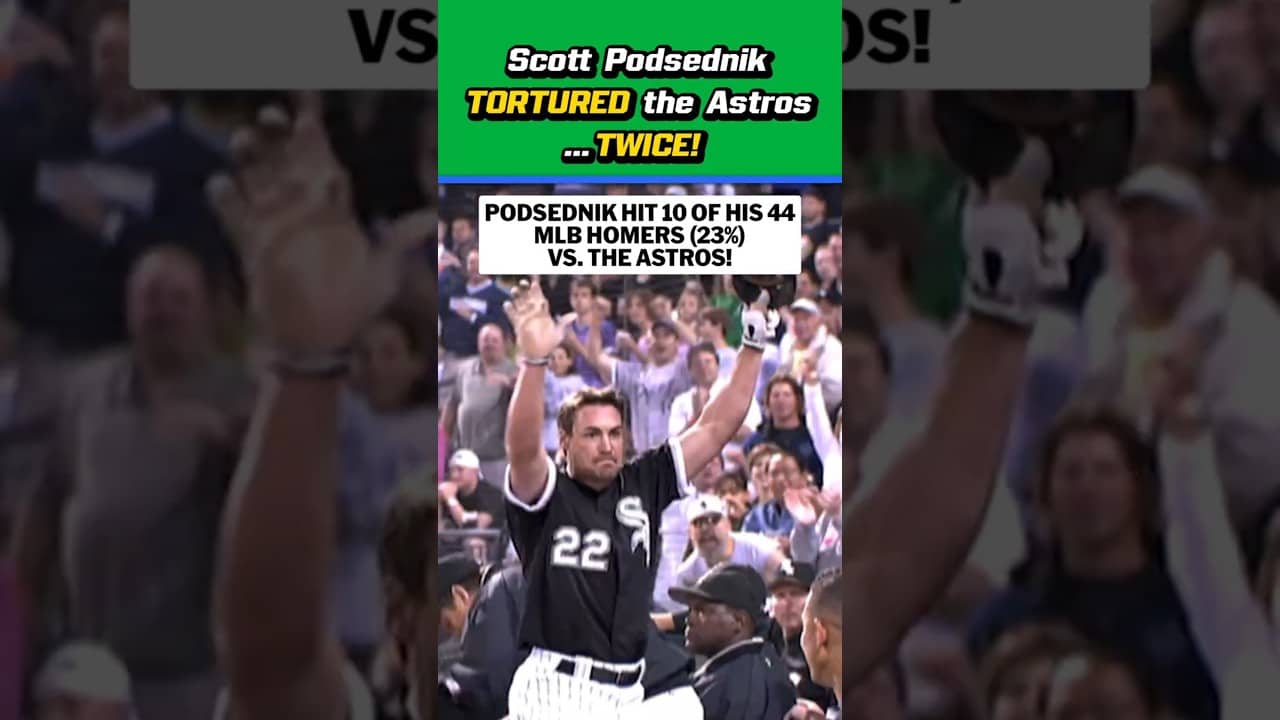 What did Houston do to tick off Scott Podsednik?? 😄