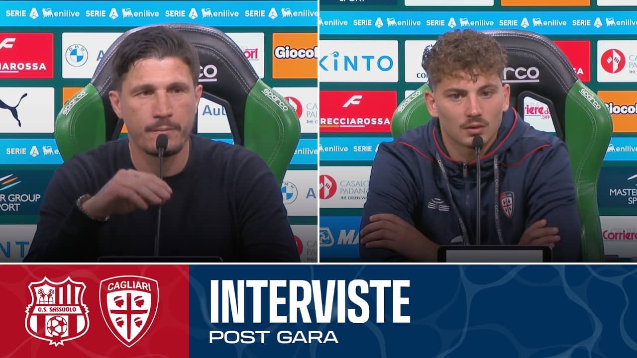 Post Gara | Pisacane e Esposito dopo Sassuolo-Cagliari | Serie A Enilive