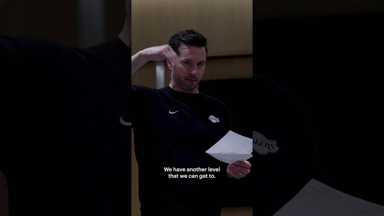 JJ in the locker room after the game one win #lakers