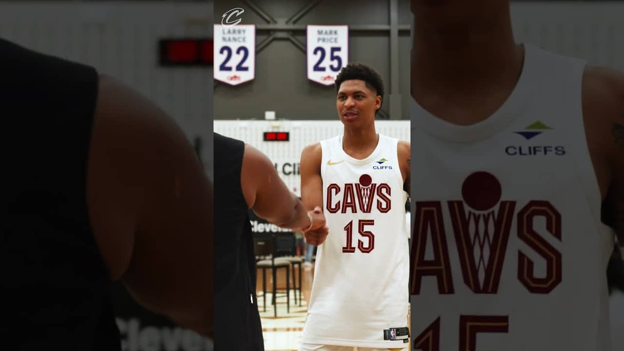 DITL: Rook's first day! #cavs #cleveland #nba #shorts