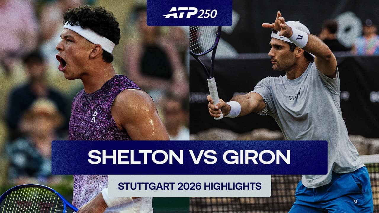 Ben Shelton vs. Marcos Giron Highlights | Stuttgart 2026 Round 2