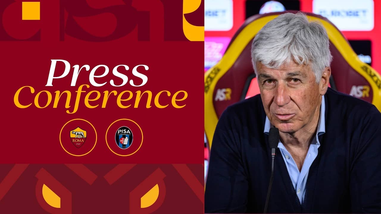 🟨 LIVE 🟥 LA CONFERENZA STAMPA DI GIAN PIERO GASPERINI ALLA VIGILIA DI ROMA-PISA