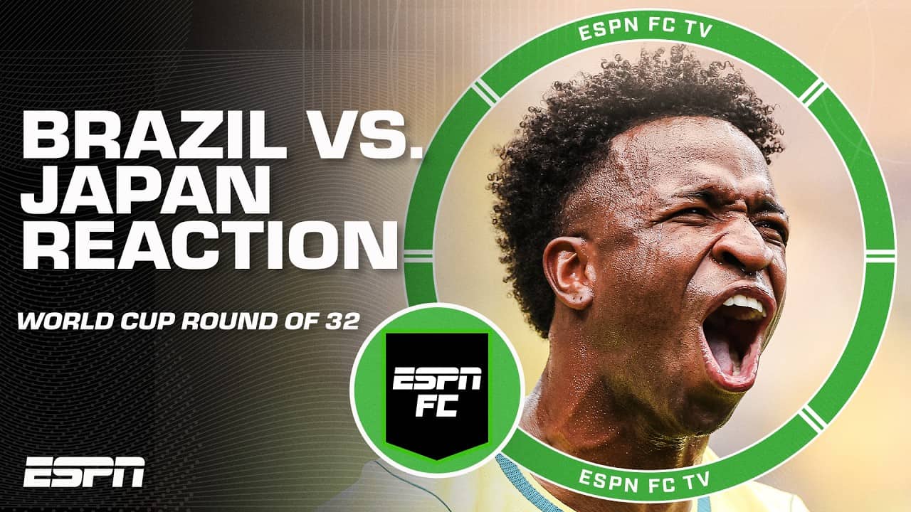 Brazil vs. Japan FULL REACTION 🍿 | How far can Brazil go in the World Cup? | ESPN FC