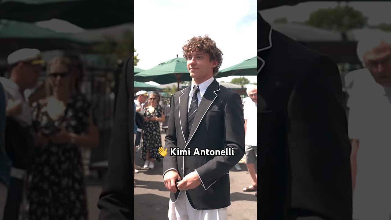 Kimi Antonelli stops by The Championships 😎