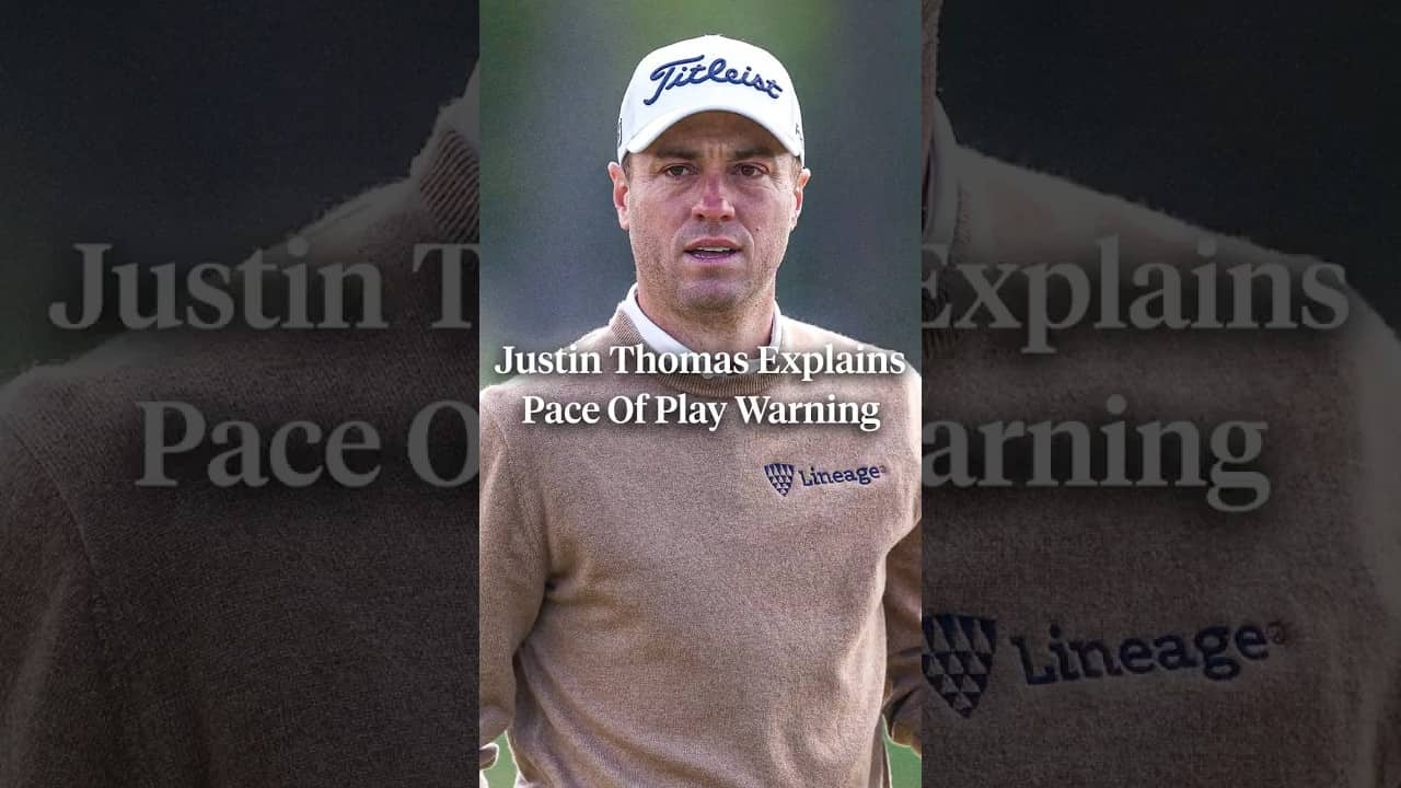 Justin Thomas discussed his group being put on the clock at the PGA Championship. 🗣️