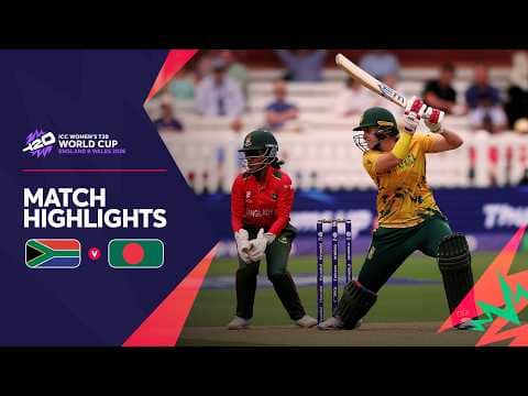 South Africa v Bangladesh | Match Highlights | Women's #T20WorldCup 2026