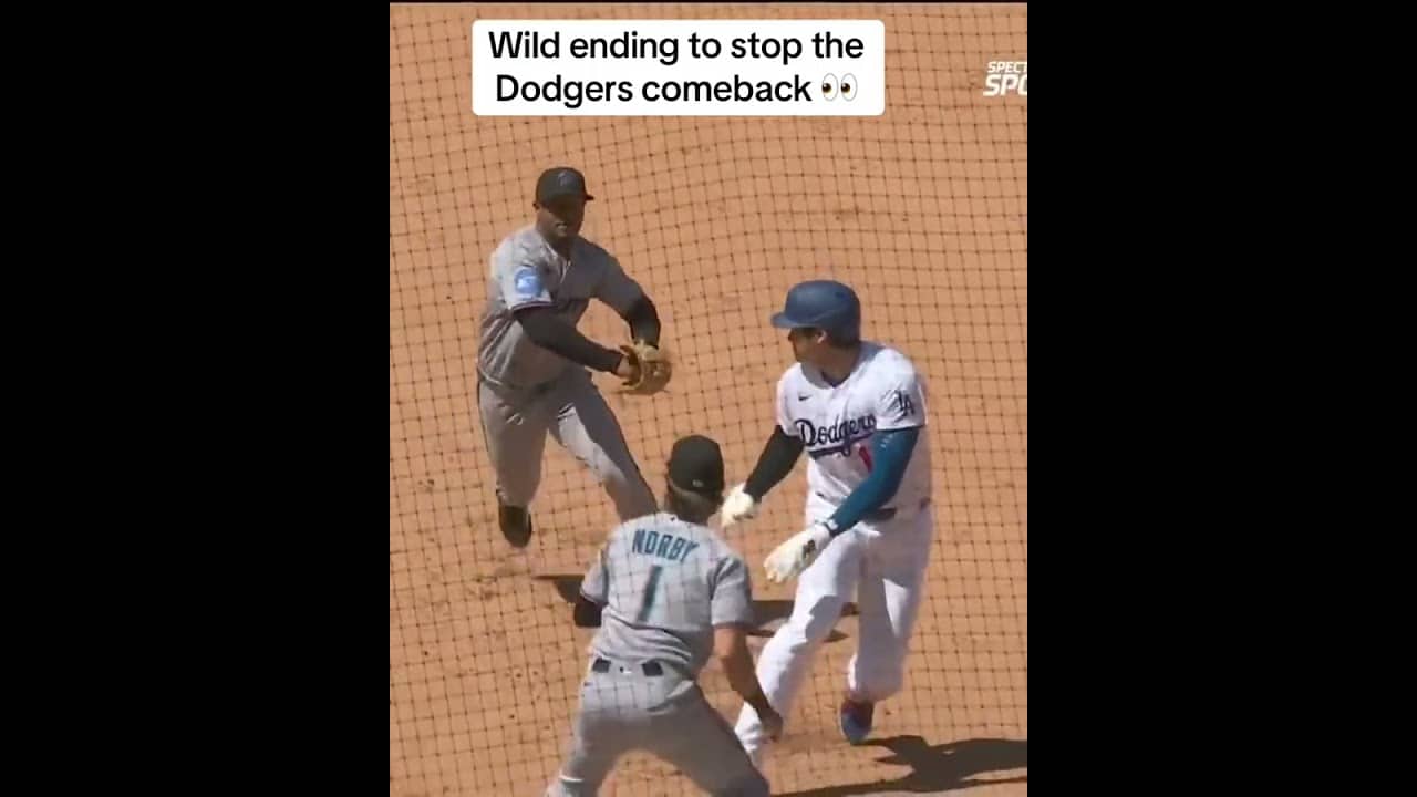 Freddie Freeman hit into a bases loaded double-play in the bottom of the ninth...