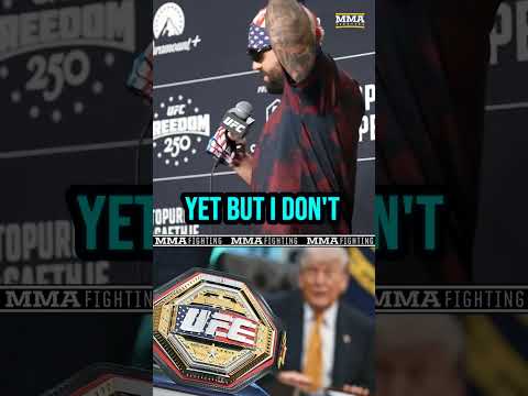 Josh Hokit might CELEBRATE UFC White House win by throwing cup to President Trump - MMA Fighting