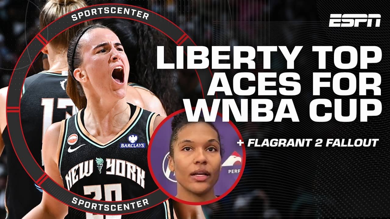 Liberty top Aces in Commissioner’s Cup, Alyssa Thomas addresses suspension | SportsCenter