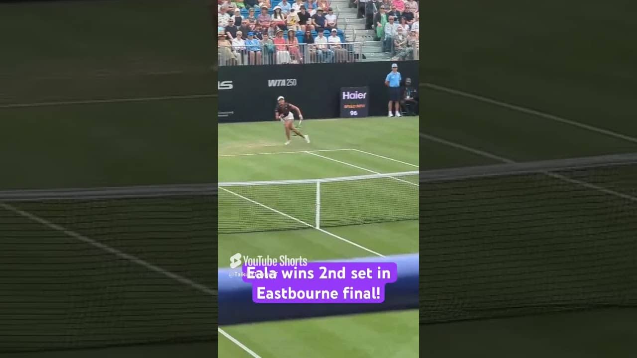 Eala in Eastbourne final vs Joint - Alex beat Maya at Wimbledon 2026 - But will she beat Swiatek?