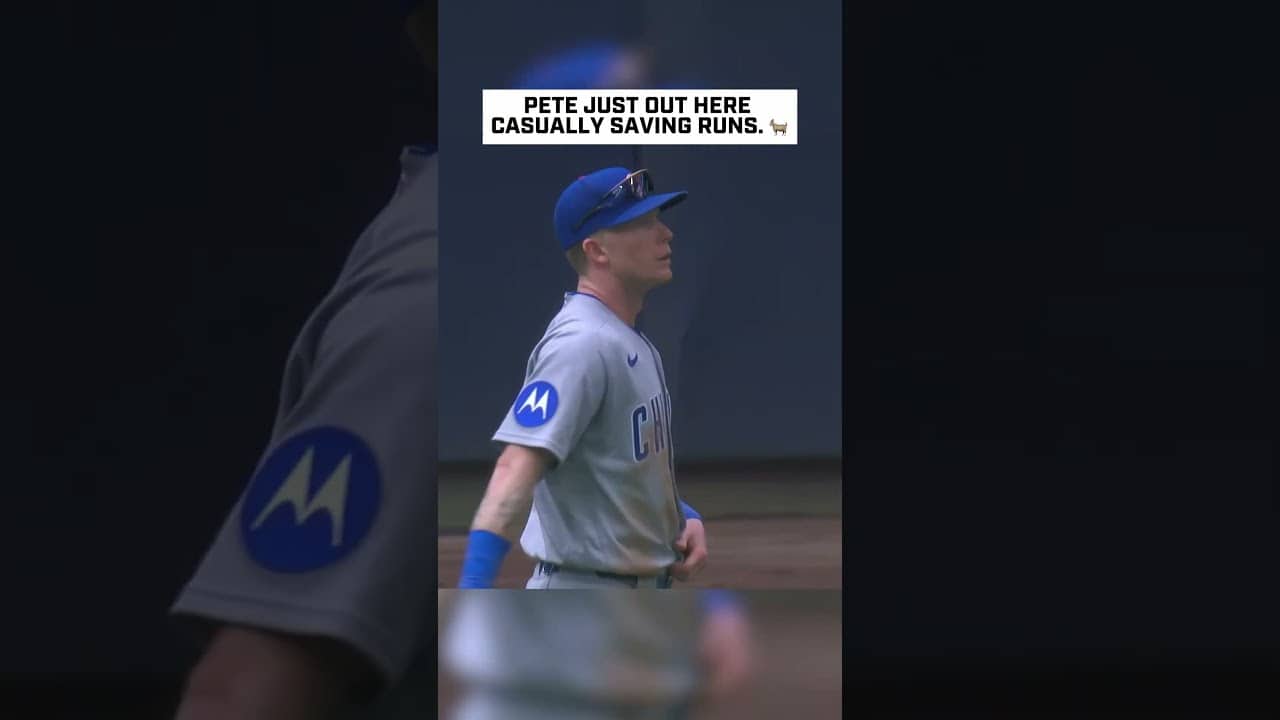 Pete Crow-Armstrong Gold Glove Catch! 🔥