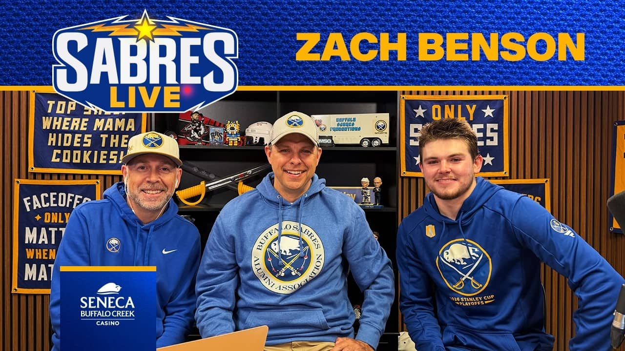“I’m Super Pumped To Be Here” | Zach Benson On 7 Year Contract Extension | Buffalo Sabres