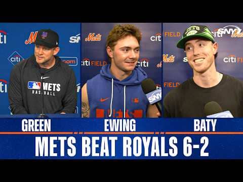 Andy Green, A.J. Ewing and Brett Baty on five run 8th inning in 6-2 win vs. Royals