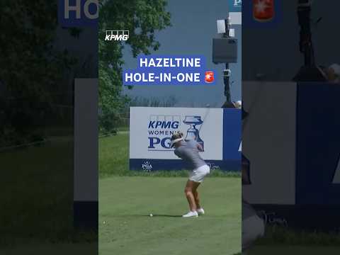 DAY ONE ACE AT HAZELTINE 🎯