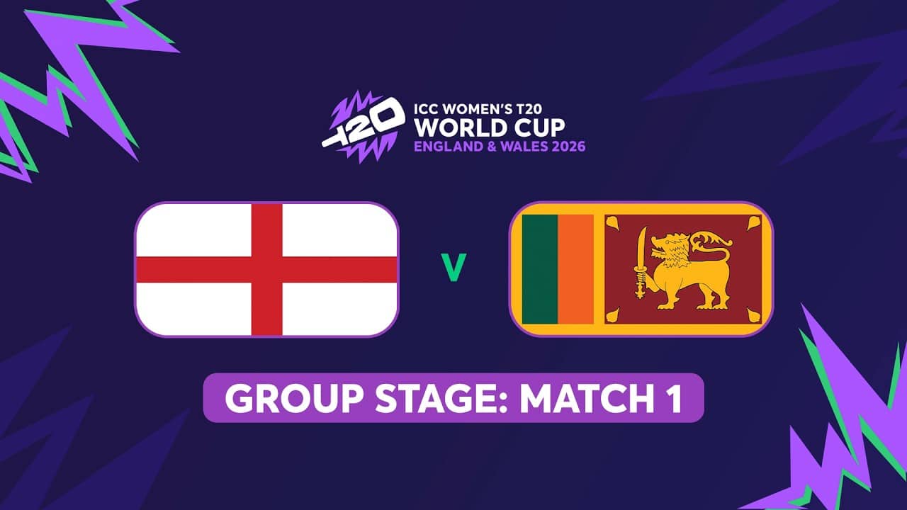 ICC Women's T20 World Cup 2026:  Sri Lanka vs England(English) #t20worldcup