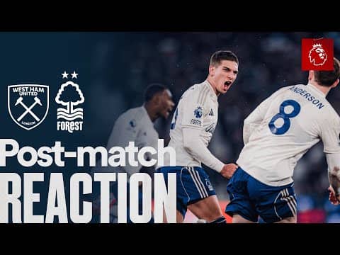 Nico Domínguez Reaction 🗣️ | West Ham United 1-2 Nottingham Forest | Premier League